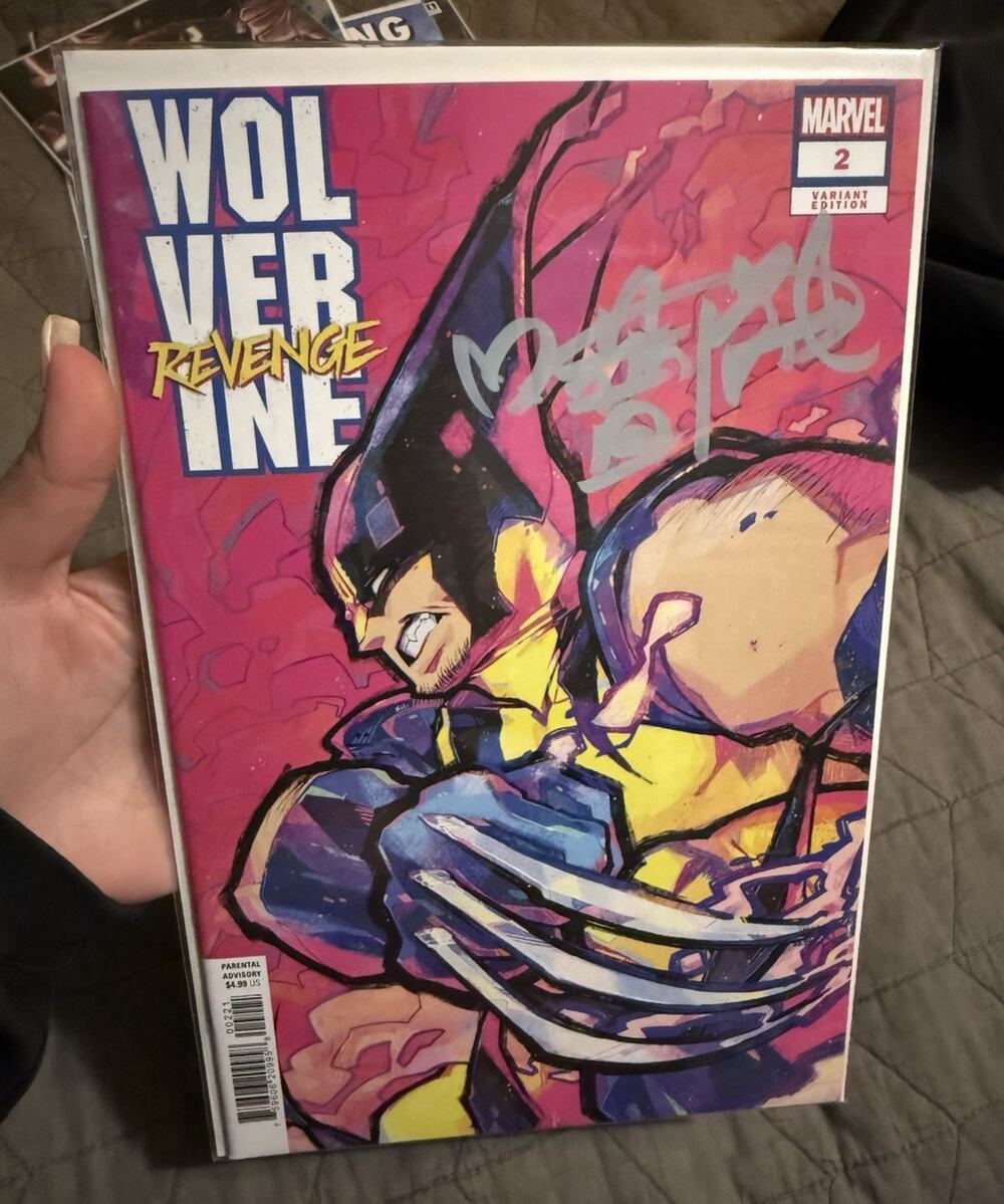 Marvel Wolverine: Revenge #2 Rose Besch Variant Cover Signed w/ COA (Modern Age)
